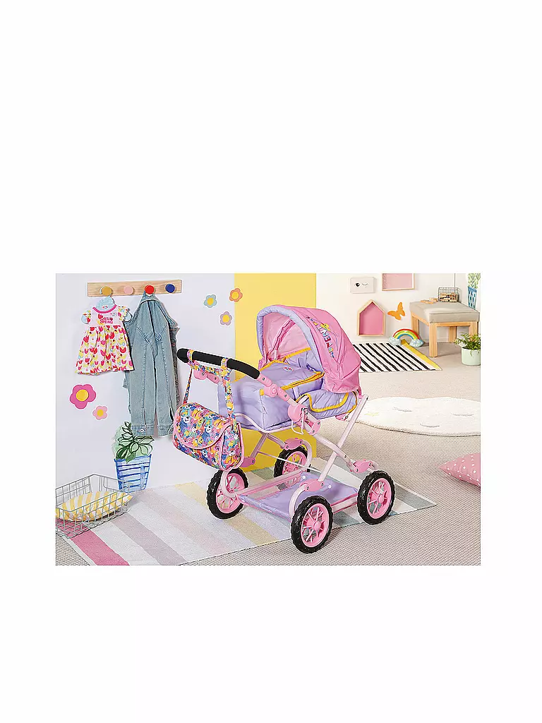 Baby born deluxe pram online